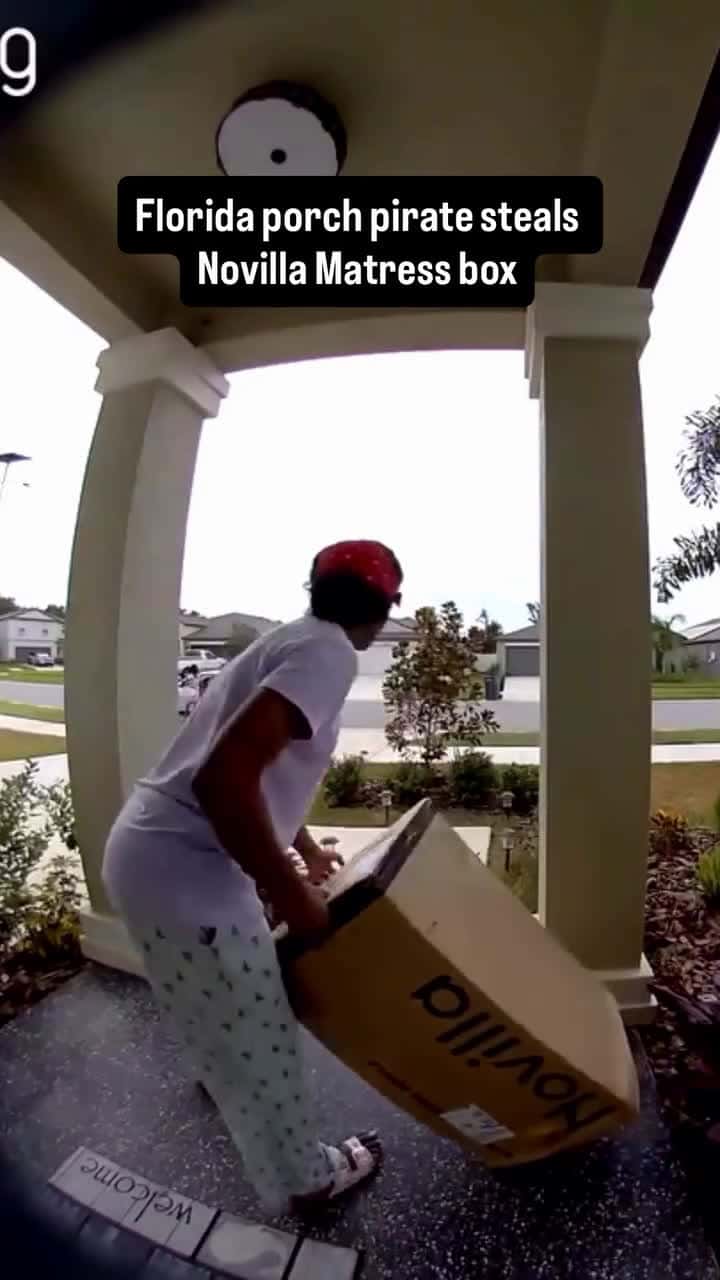 Cover for 📍Riverview, FloridaOn July 15, a woman was caught on a doorbell cam stealing a package from a home on Great Plains Dr. in Riverview. She took off in a white Hyundai Elantra.Contact: 📸