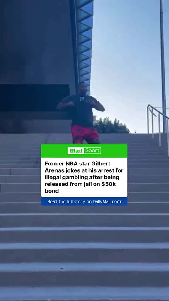 Cover for Gilbert Arenas Speaks on Gambling Arrest Controversy