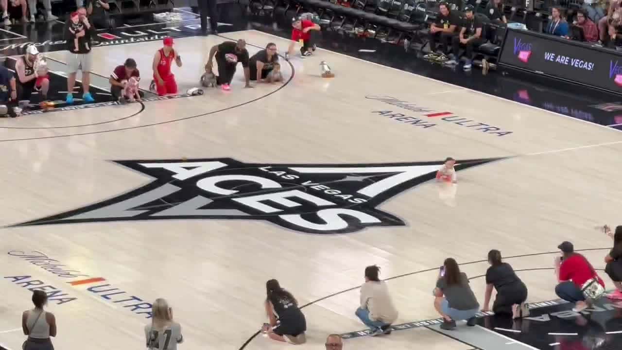 Cover for #FirstVideoChallenge this baby shocked the whole world last night at WNBA GAME #explore #trending #viral