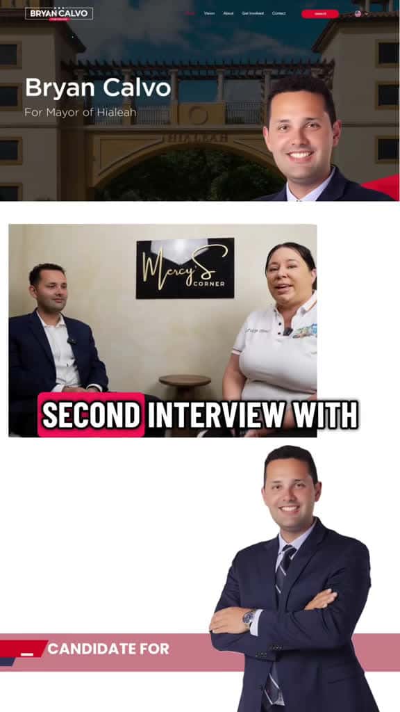 Cover for ✨ What if one person's vision could shape the future of an entire city? In this episode of "Mercy's Corner," Bryan Calvo reveals his exciting plans for Hialeah that could inspire us all! Share this video and join the conversation in the comments! 🎤 #podcast #hialeah #bryancalvo