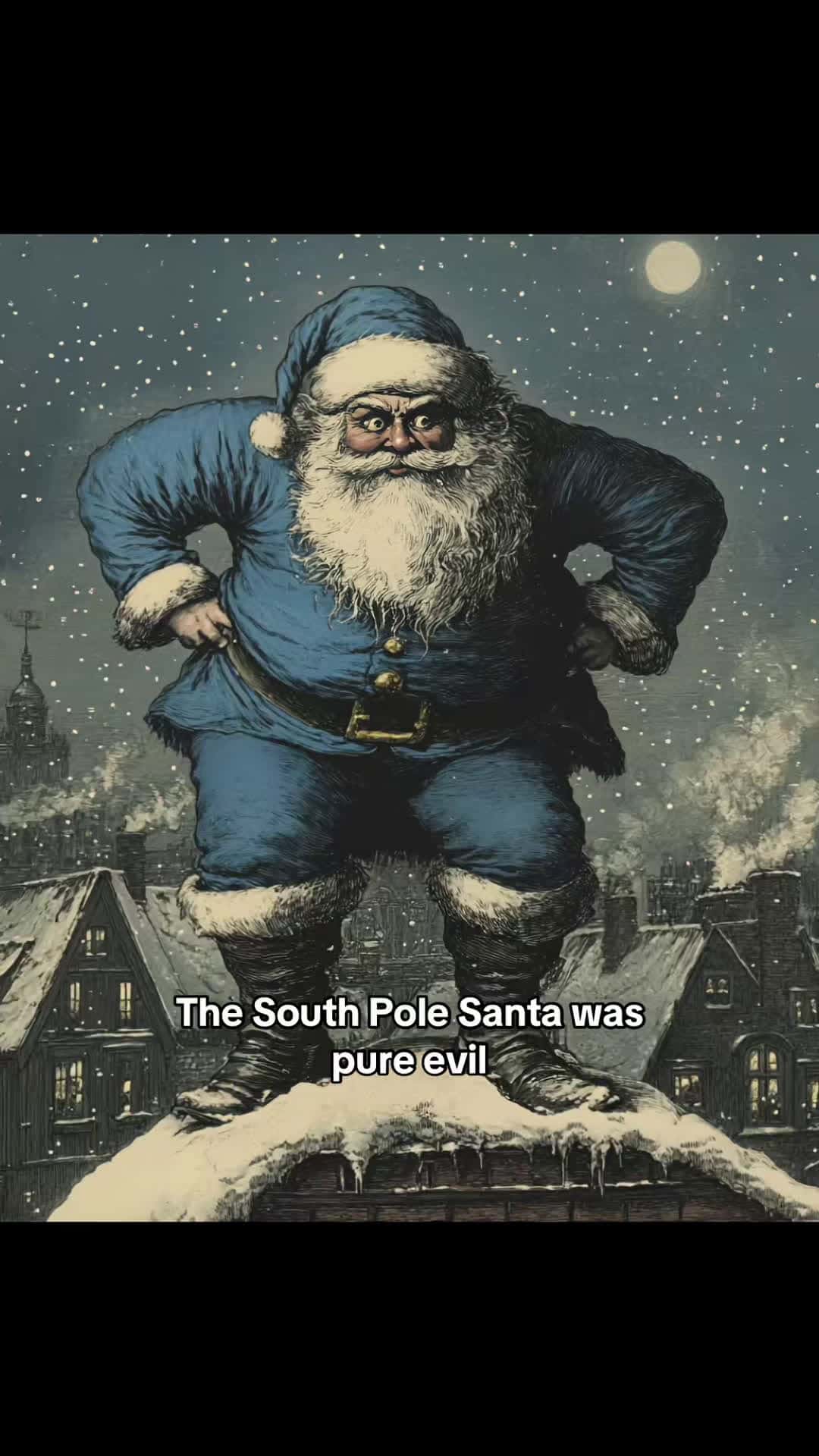 Cover for #UnpopularOpinion #story #storytelling #history #christmas #santa #creepy #scary