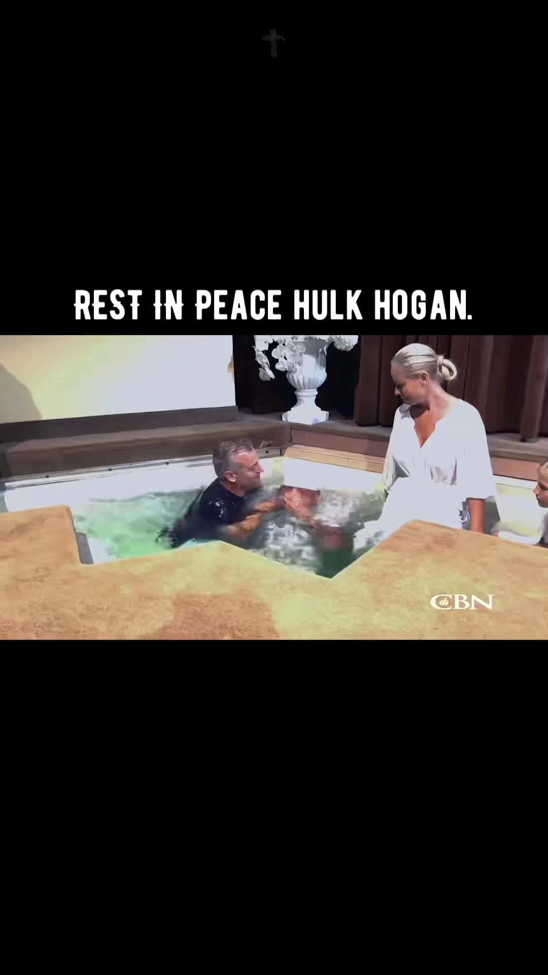 Cover for Hulk Hogan was baptized just 18 months ago.