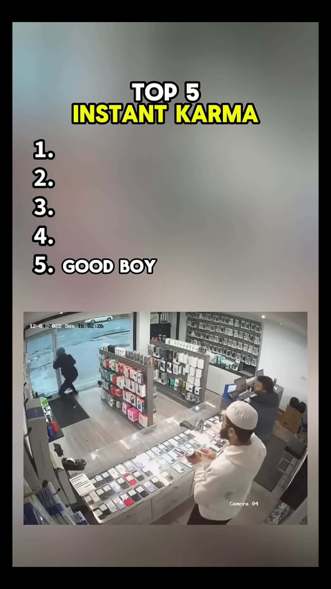 Cover for TOP 5 INSTANT KARMA #top5 #instantkarma 