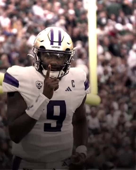 Cover for Is Penix Jr. on the Heisman watch? Huskies prove it on the field 🏈🏆 #Heisman #Huskies #CollegeFootball #PenixJr