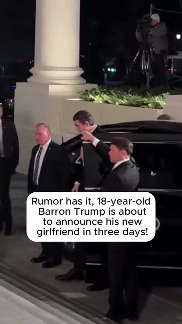 Cover for #UnpopularOpinion Rumor has it, 18-year-old Barron Trump is about to announce his new girlfriend in three days! #celebrity #hollywoodbuzz #reelsinstagram #foryou #facts #recapnext