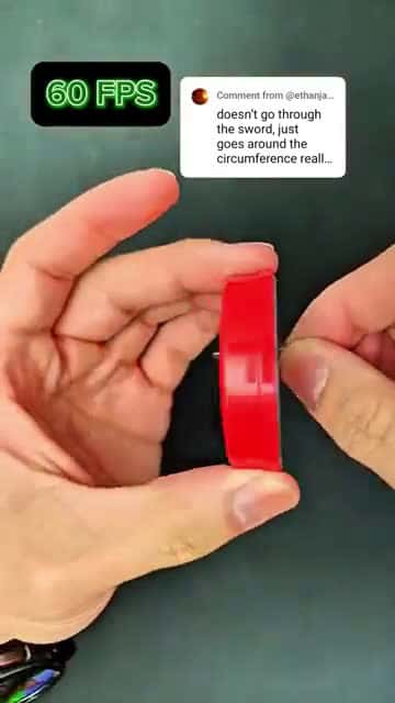 Cover for Magic Sword Toy in slow motion