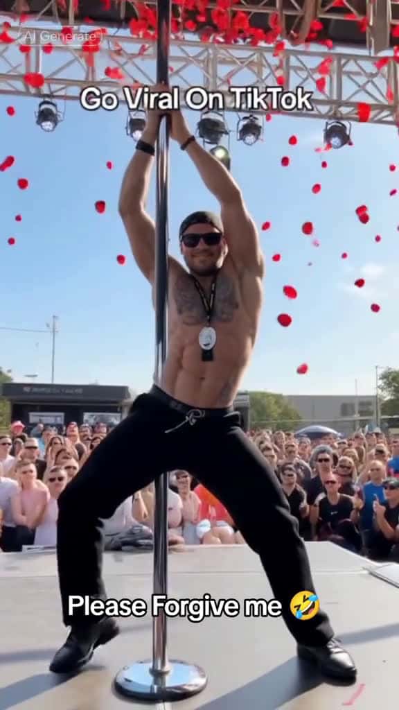 Cover for #aifilter Lol Pov Magic Mike 3 #Wtf  created by The Imperfect with Ginuwine’s Pony