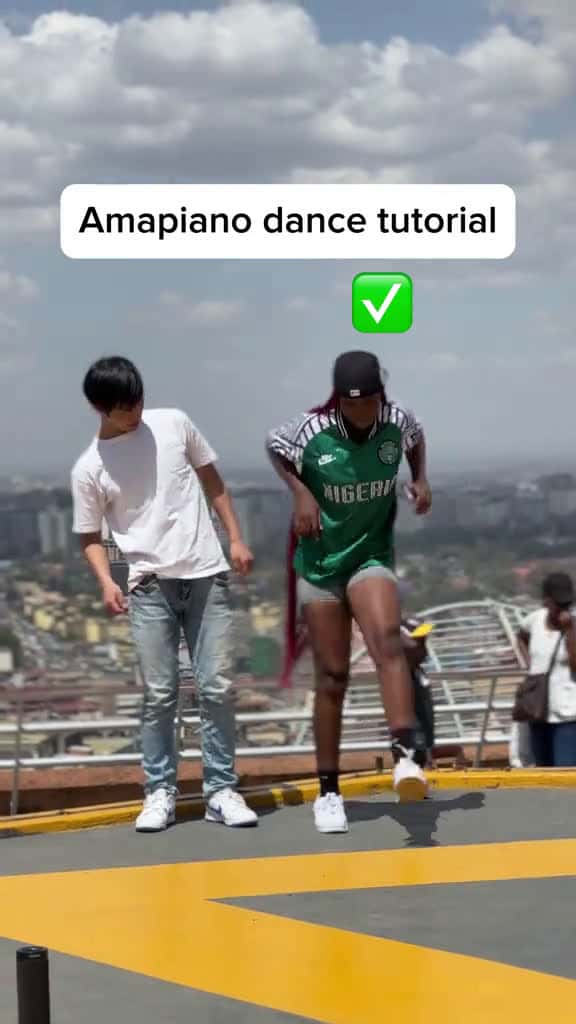 Cover for Amapiano tutorial for beginners ajaissaxy dancetutorial viral tutorial amapiano 47302 #trending
