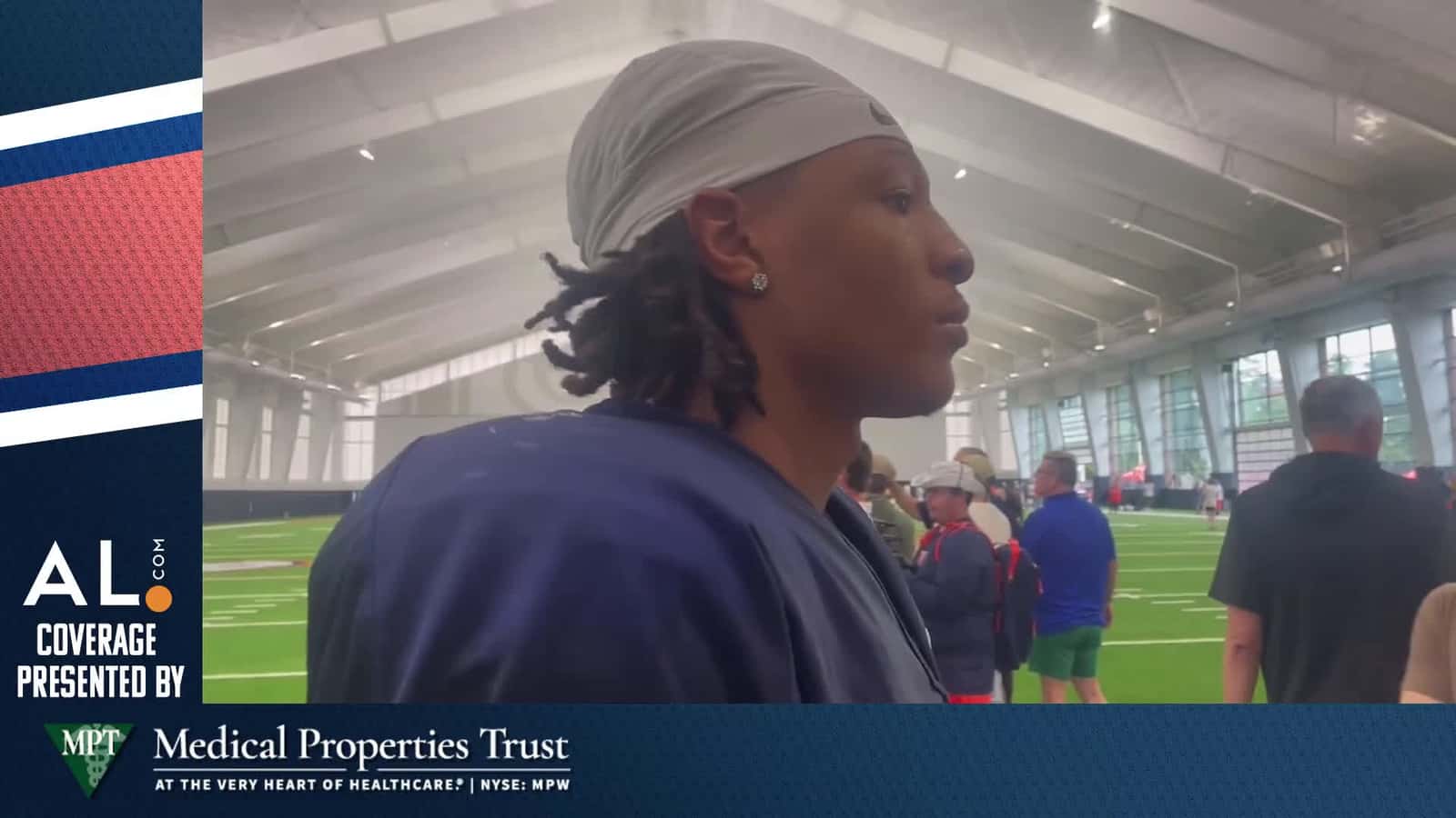 Cover for Auburn's Horatio Fields and Caleb Wheatland break down fall camp, early practice impressions