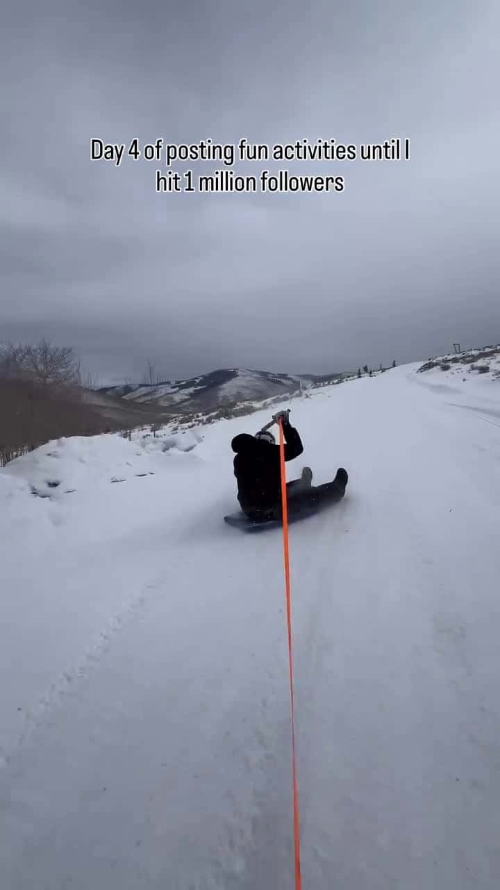 Cover for #TooFunnyToScroll Tag someone you would go extreme sledding with!