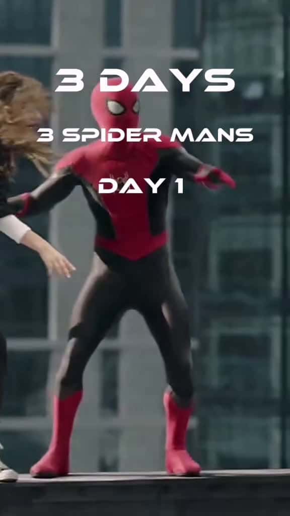 Cover for 3 days 3 spider mans | day 1🕷️🤩#CapCut
