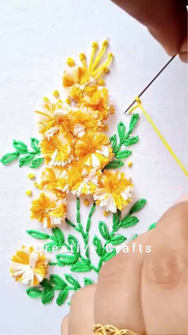 Cover for Awesome hand embroidery tips #shorts #trending #viral #new #foryou #video #ytshorts #trend_080 (2)