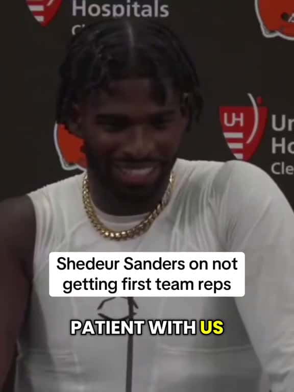 Cover for #ShedeurSanders spoke on remaining patient despite not getting first team reps in training camp 🏈 #Browns #Rookie #NFL #Colorado  created by ESPN with ESPN’s original sound