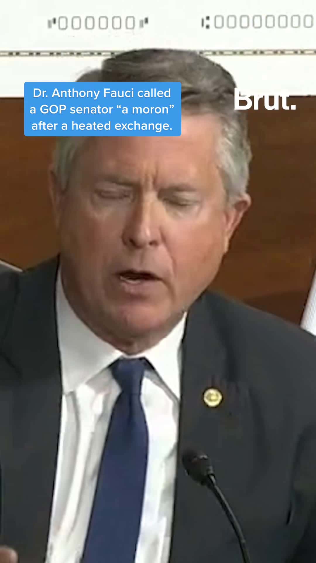 Cover for Dr. #Fauci was caught calling this senator “a moron” during a Senate Health Committee meeting 👀 #fyp #politics