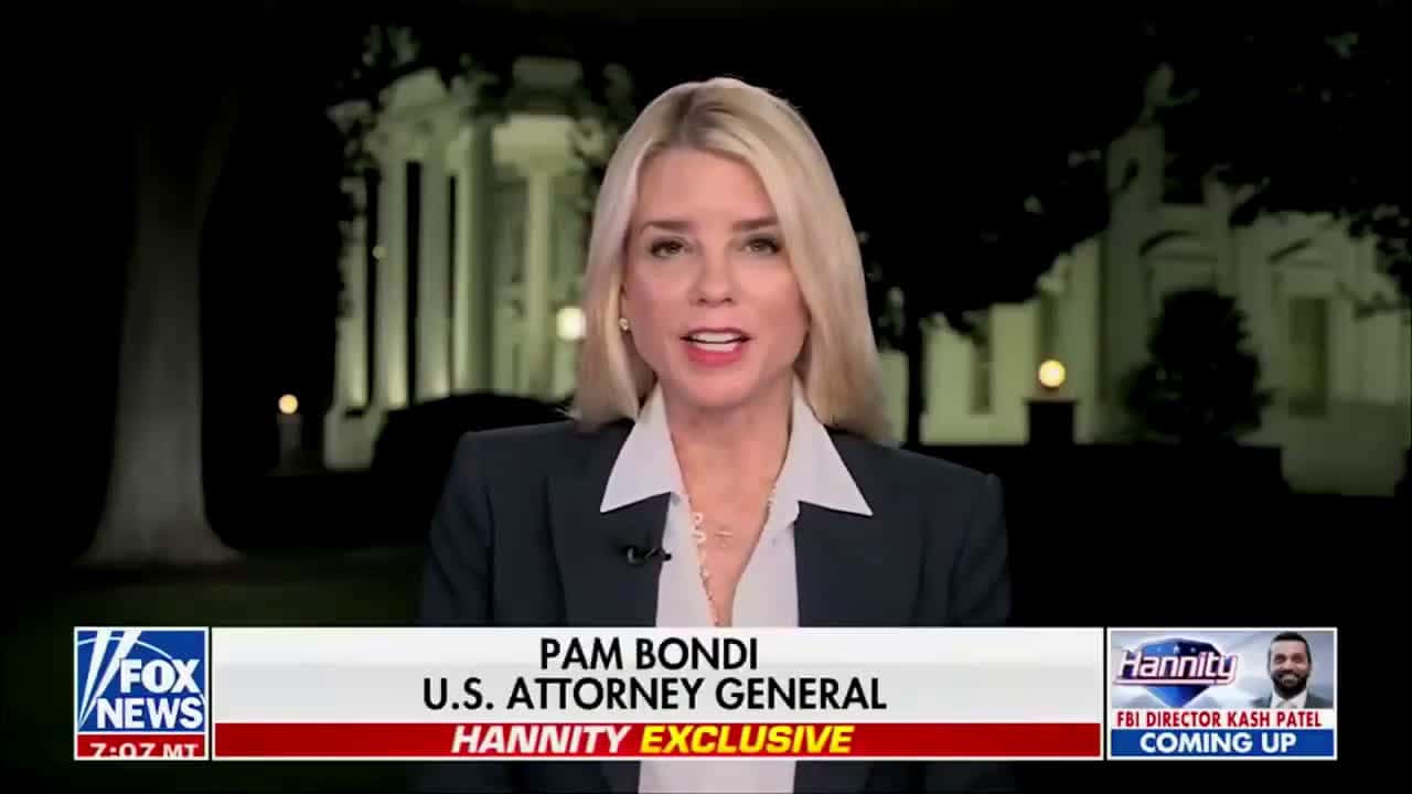 Cover for @AGPamBondi on D.C.: "Despite what we've seen with these crazy protesters out there, citizens are coming out of their homes and they're going up to these law enforcement officers and they're thanking them for keeping them safe and