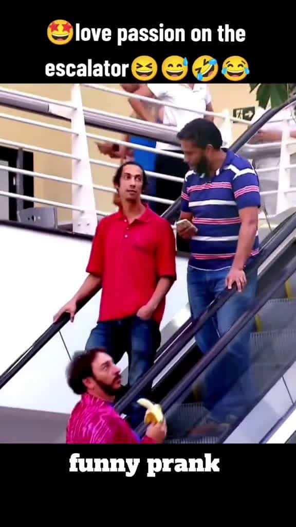 Cover for love on the escalatorfunnyRasel  funnyvideos funnyprank funny prank escalator pra 33190 #ilovescoopz