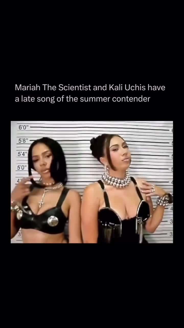 Cover for #FirstVideoChallenge Mariah The Scientist and Kali Uchis released their new collaboration Is It a Crime