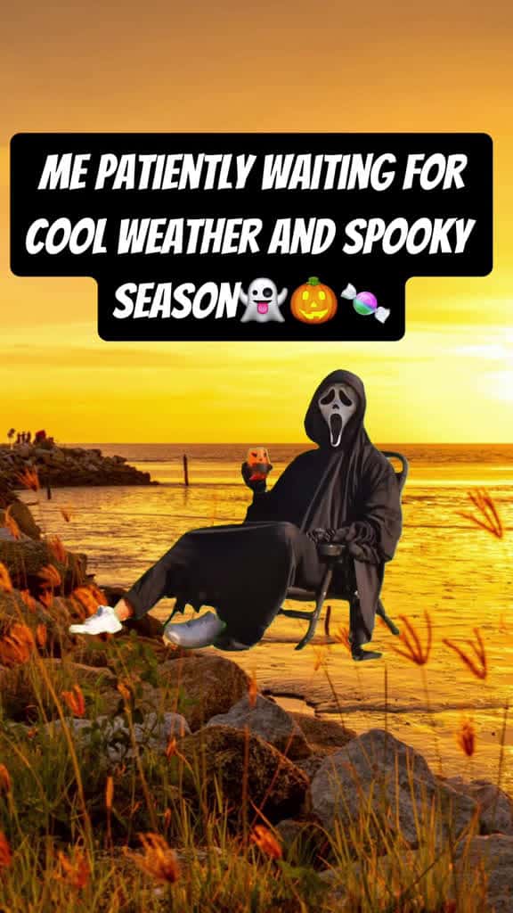 Cover for Me patiently waiting for cool weather and spooky season. 🖤🧡 #spookyseason #spooky  created by elizabethsummerbell with SarahKelly’s original sound