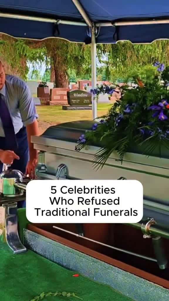 Cover for #UnpopularOpinion 5 Celebrities Who Refused Traditional Funerals #Celebrity #Hollywoodbuzz #facts #foryou #reelsinstagram #recapnext