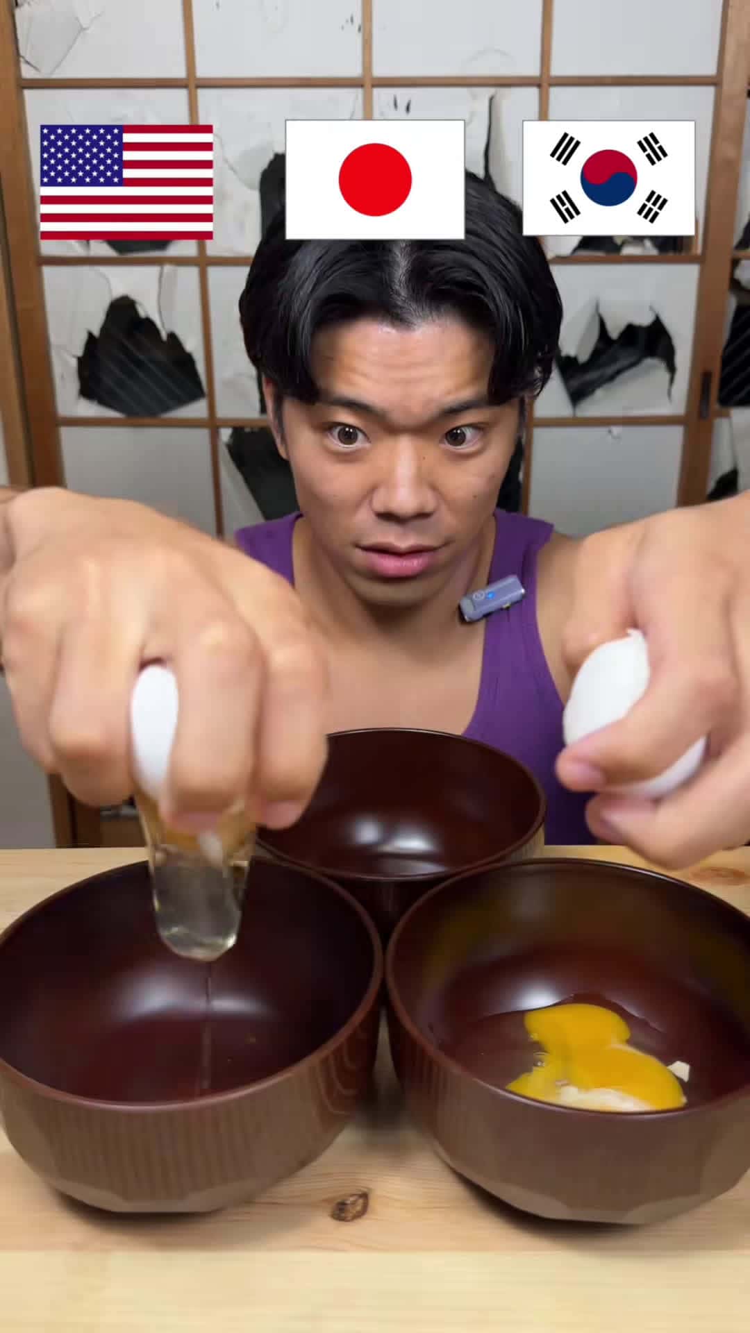 Cover for Raw egg. #purplegorilla #mukbang