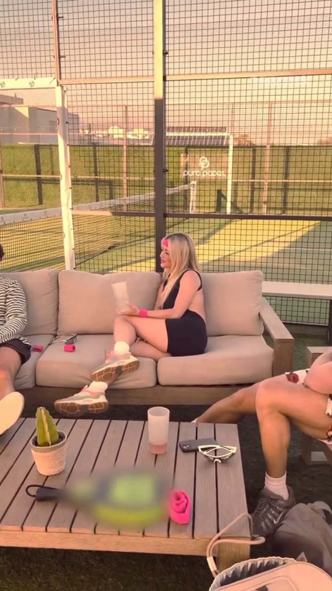 Cover for Court side glow, always!🎾🙂‍↕️ #BeyondTheVilla #LoveIslandUSA @kaylor @Aaron.evans @kendallwashington @Connor Newsum 