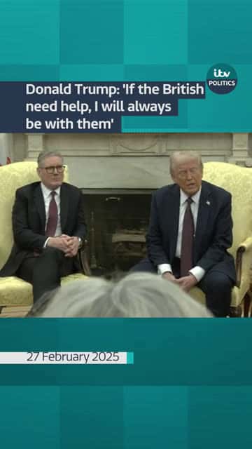 Cover for Donald Trump： 'If the British need help,