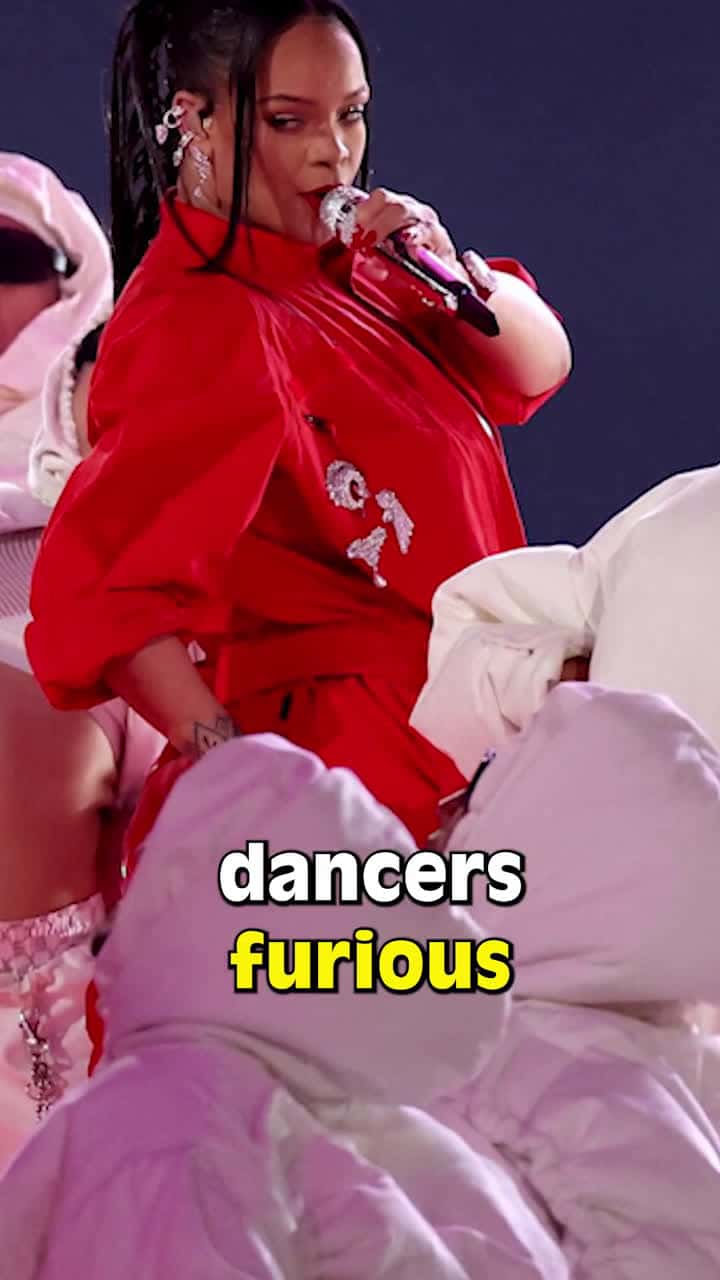 Cover for Rihanna's Dancers Furious At Performance Conditions #rihanna #superbowl #shorts 