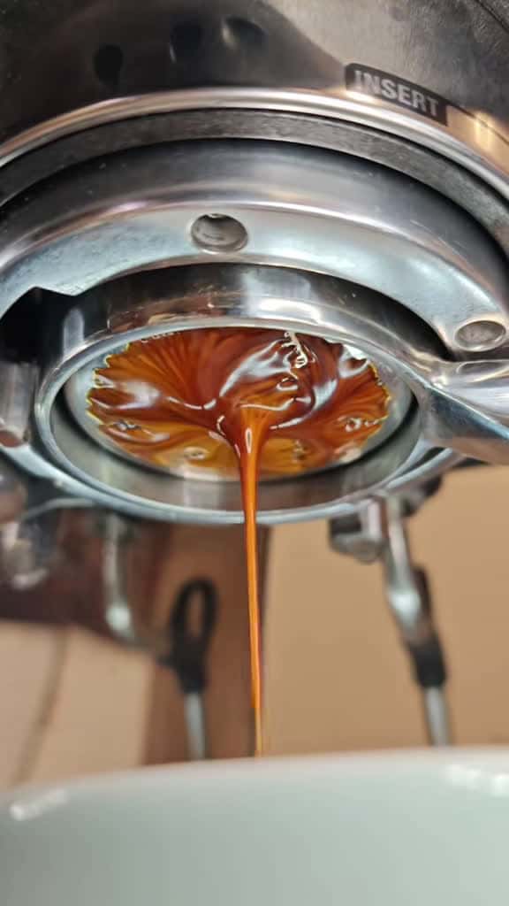 Cover for God shot! Ristretto perfection: 19g in, 19g out in 28 seconds 👌 #espresso #ristretto #coffee #barista