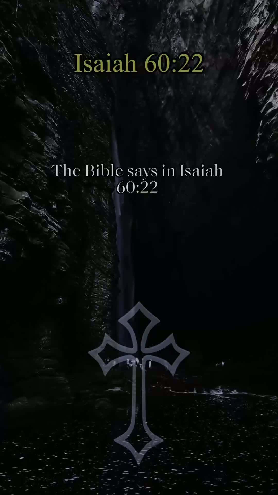 Cover for Isaiah 60:22.                                At the right time, I, the Lord , will make it happen.                   #isaiah6022#bibleverse#mybibleverse#prayer#jesus#christiantiktok #biblequotes