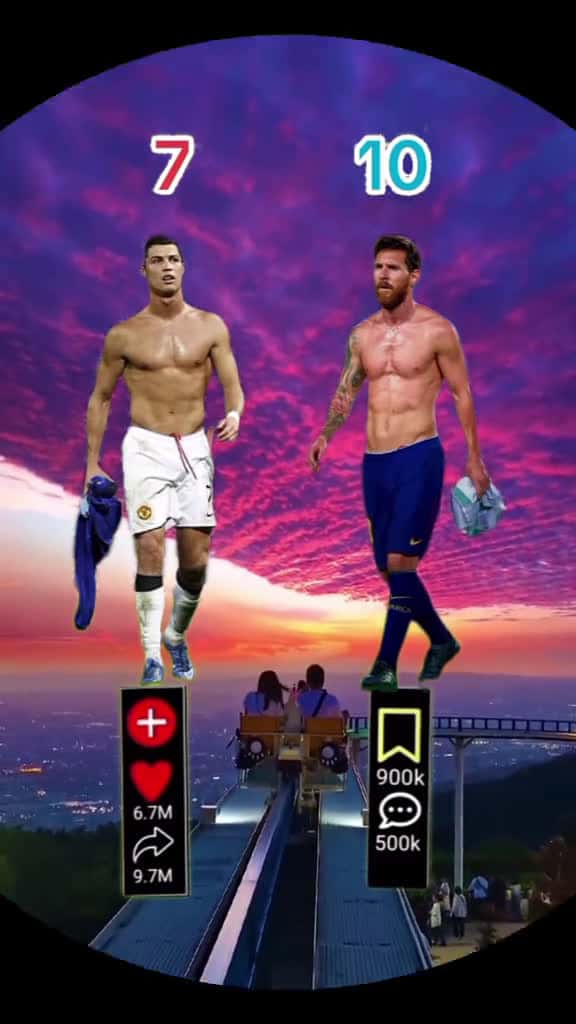 Cover for messi ronaldo 96874 #followMe