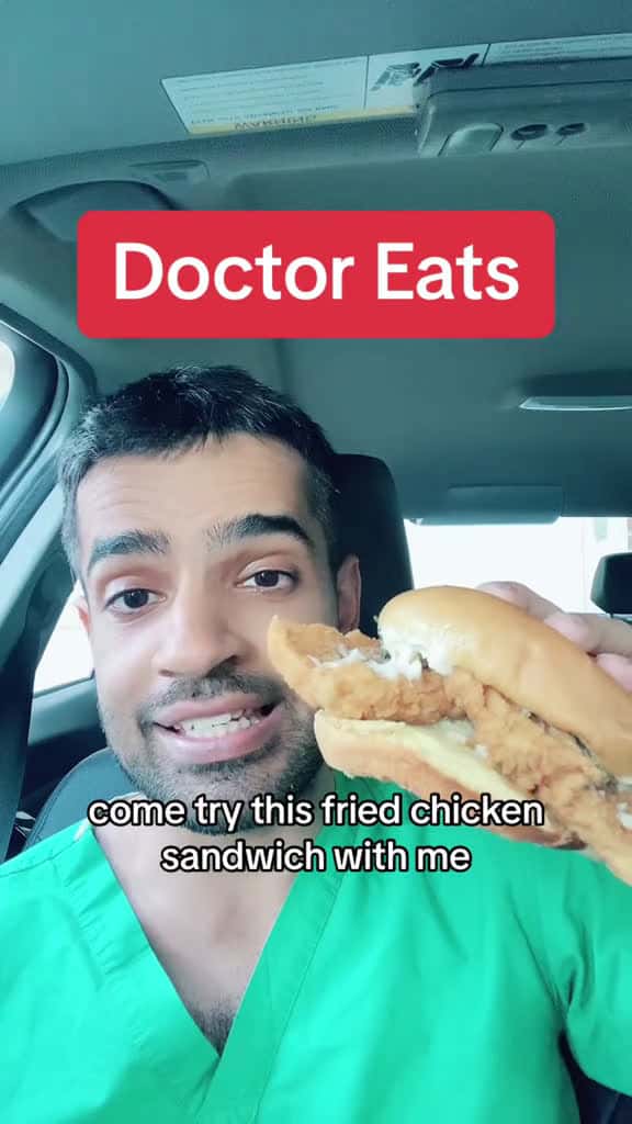 Cover for Fried chicken sandwich  #friedchickensandwich