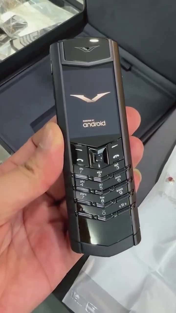 Cover for #FirstVideoChallenge Vertu Signature S+ Android keypad phone #explore #fyp #follow