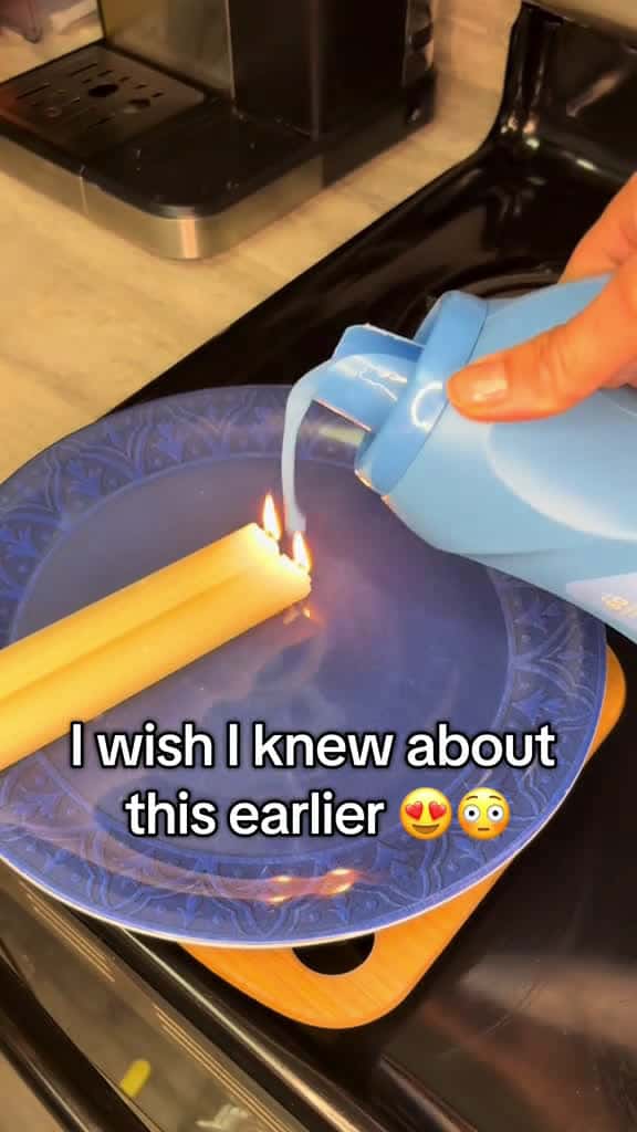 Cover for I wish I knew about this earlier #candle #DIY #homemade #hometips #lifehacks  #MomsOfTikTok #useful #momtips useful home hack