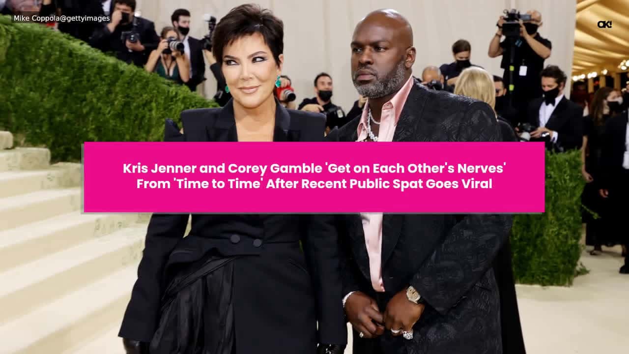 Cover for Kris Jenner and Corey Gamble have traded the honeymoon bliss for some rocky waters in their relationship. Link in bio for the latest on their interesting romance.(📸: GETTY IMAGES)