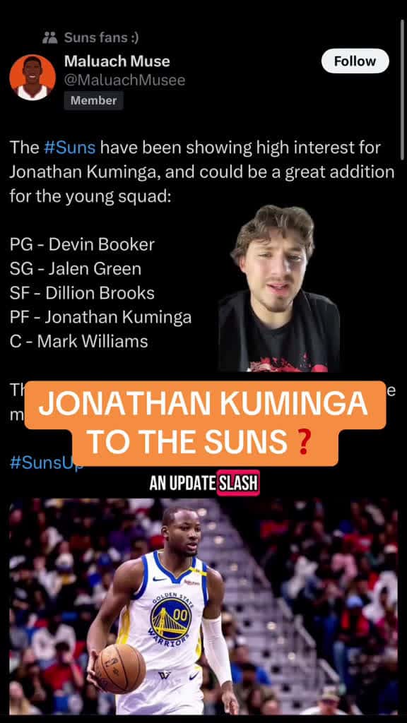 Cover for Where will Jonathan kuminga go jonathankuminga phoenixsuns 65198 #nicevideo