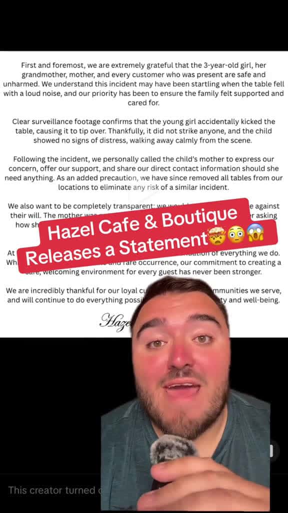 Cover for Replying to @kylie hazel cafe and boutique has released a statement #newjersey #boutique #hazelnutcafe #statement #foryou  created by Ivan Gutierrez with Ivan Gutierrez’s original sound
