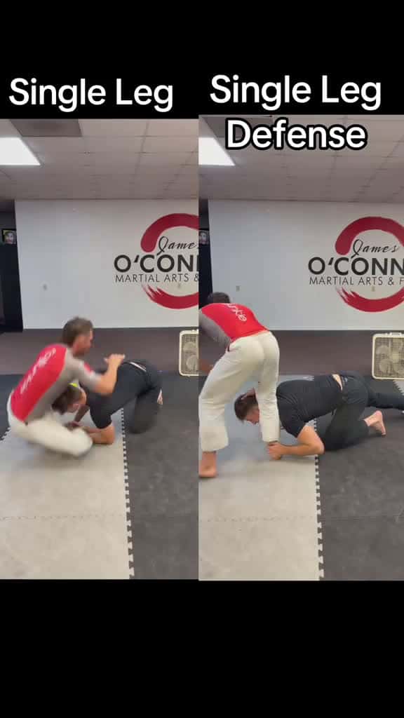 Cover for Single leg takedown and defense #singlelegtakedown created by James O’Connor with Xondar’s sonido original
