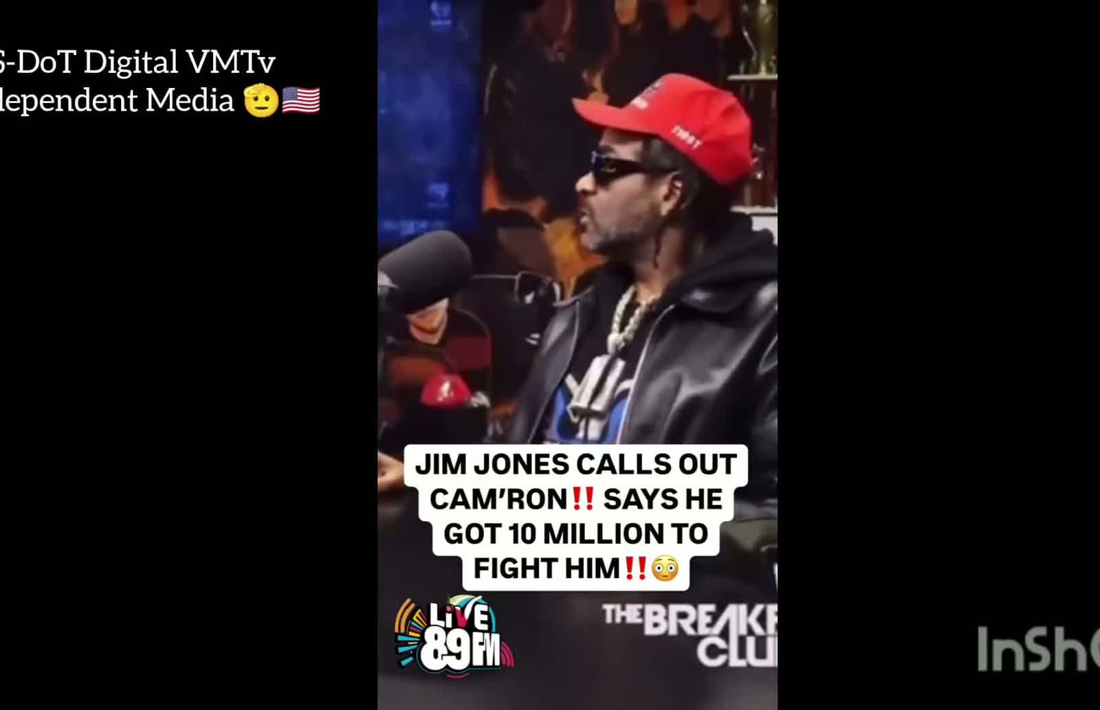 Cover for Welcome2Hip-Hop 🧬 With Jim Jones Challenges Cam’ron to a $10M Fight – Where’s the Loyalty? pt1 and please feel free to leave a comment below 👇 🤔 from S-DoT Digital VMTv 🫡 🇺🇸 where it's Streaming Delivered On Time 