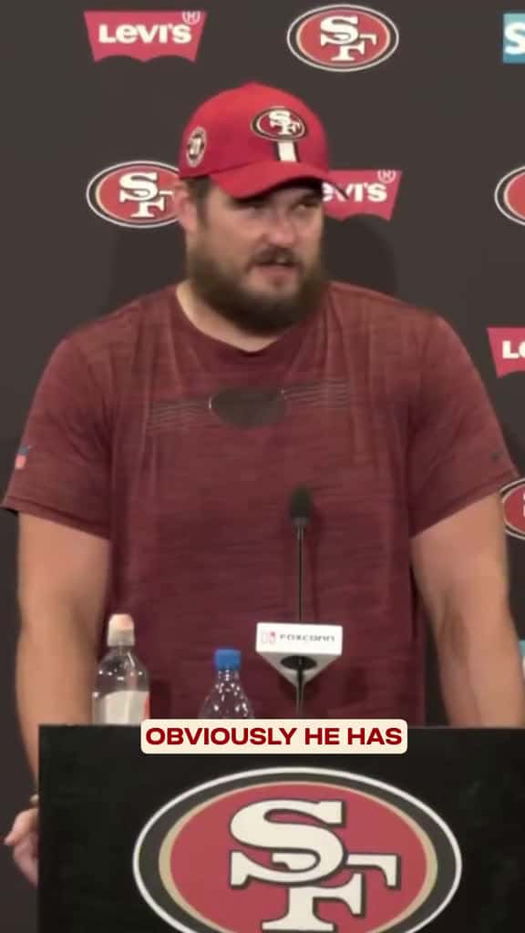 Cover for That’s one way to put it 😂 #trentwilliams #coltonmckivitz #pressconference #49ers #NFL   created by San Francisco 49ers with San Francisco 49ers’s original sound
