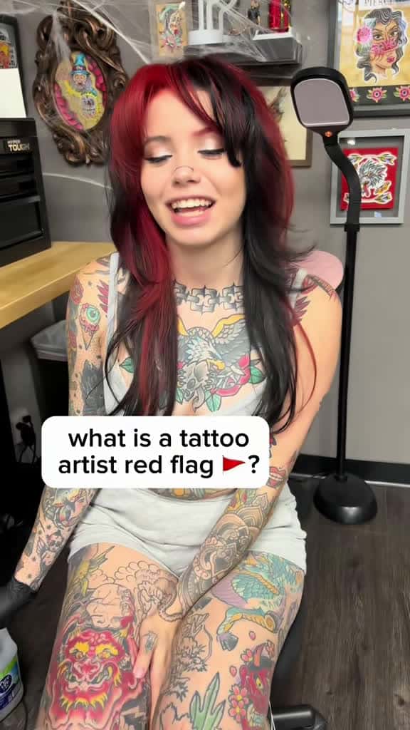 Cover for Biggest tattoo artist red flags to watch out for! 😳 #TattooFails #RedFlags #TattooTips
