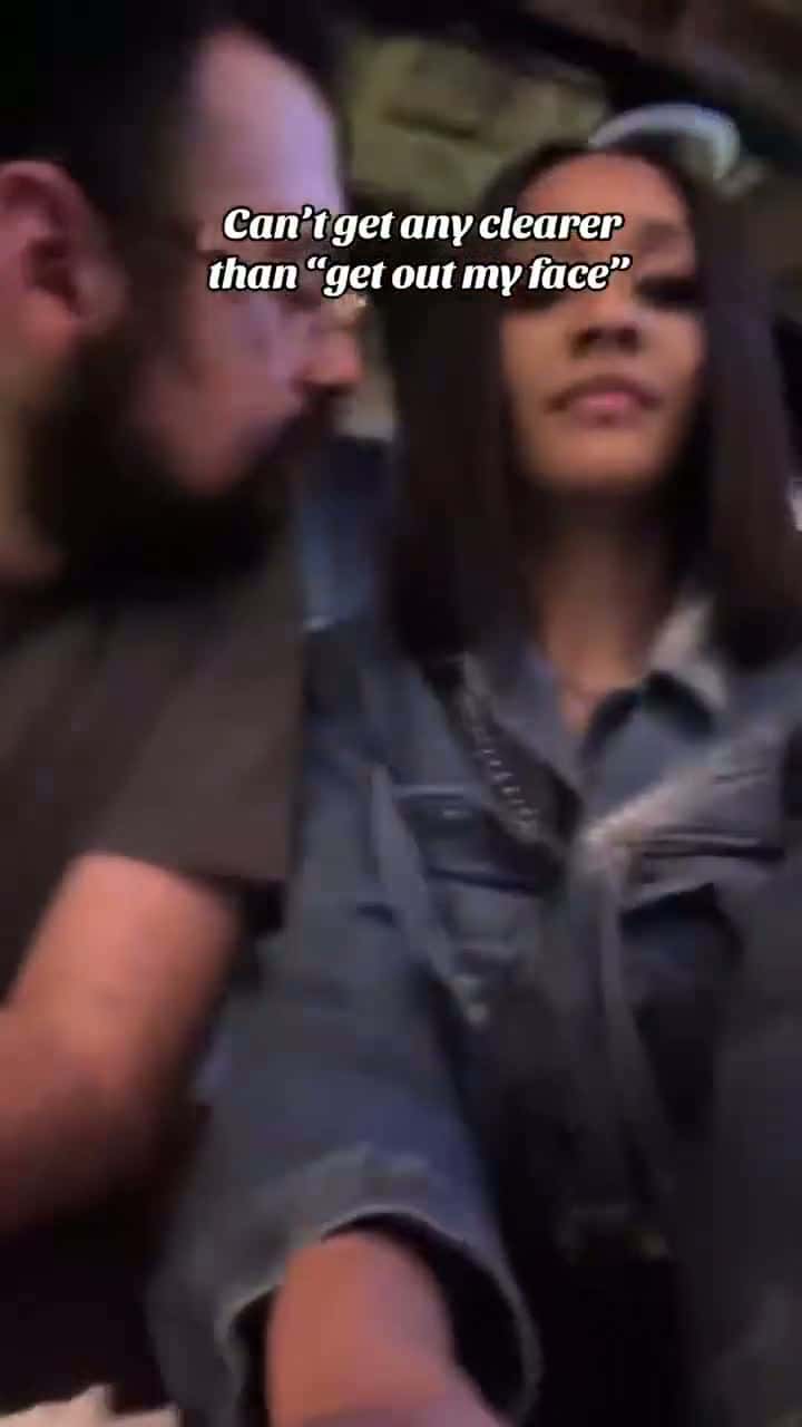 Cover for #CaughtOnCamera  Woman blatantly rejected a man’s advances, but he kept trying hard, not reading the room. 👀“Get out my face.” #scoopz #trending #videoviral #explore #foryou