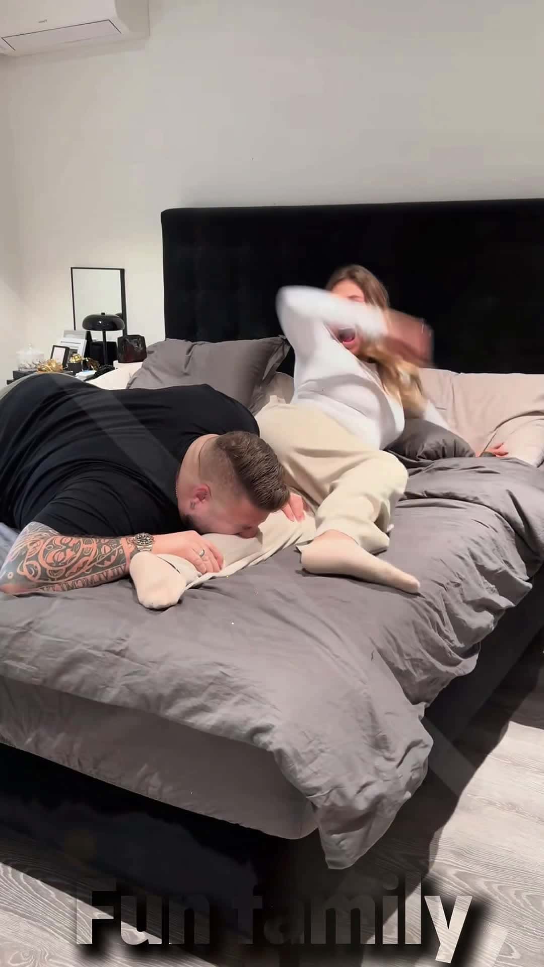 Cover for When husband and wife play pranks on each other 😂😂😂#funnyvideos #funny #scarecam #funnyprank #funnytiktok #scareprank #funnymoments #usa #funnycllips #sofunny #Scoopz#CaughtOnCamera#FYP#Trending#ViralVideo#Viral#Fights#d