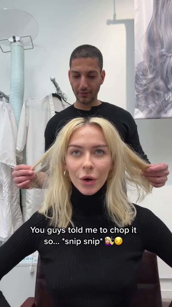 Cover for Ive never had my hair this short my entire life  hair by yanivkatzav hairtransfor 02347 #nicevideo
