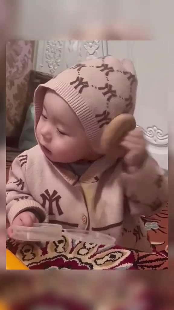 Cover for funnybaby babytiktok cutebaby babytok funnykids babylove funny 97003 #american
