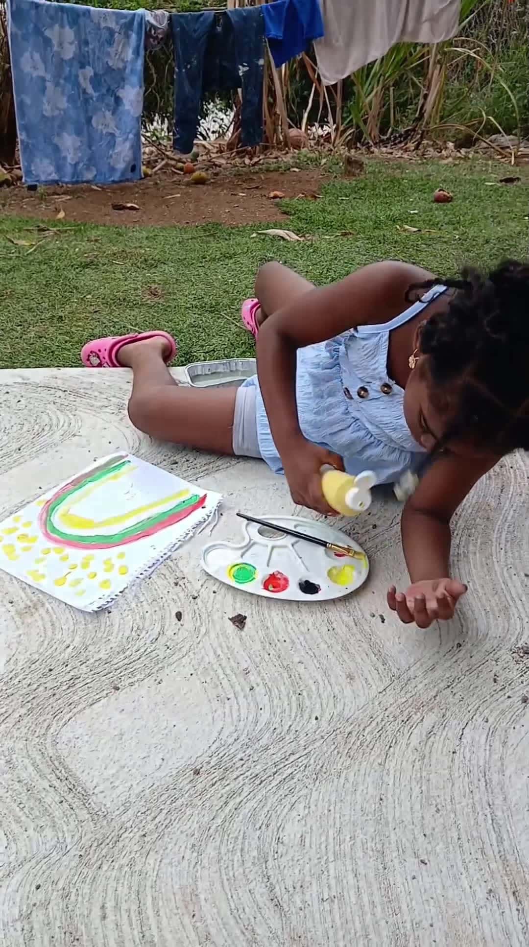 Cover for     sun•day paint expo. #caughtoncamera  #sunday  #art  #outdoors  #viral  #viralvideo  #follow  #god  #scoopz  #islandgirl 