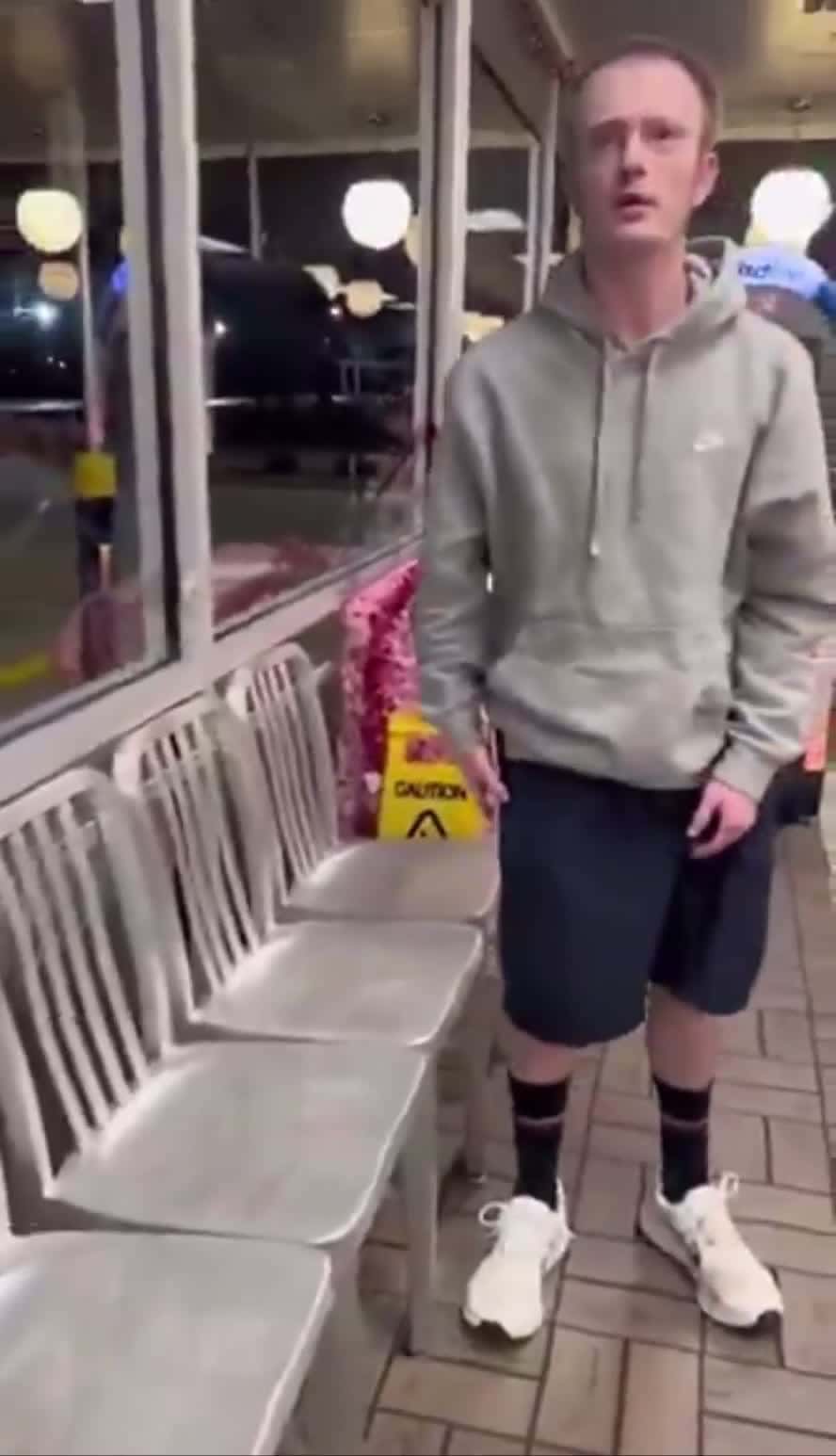 Cover for Crazy white dude #FunniestVideoOnMyPhone  #fight #fyp