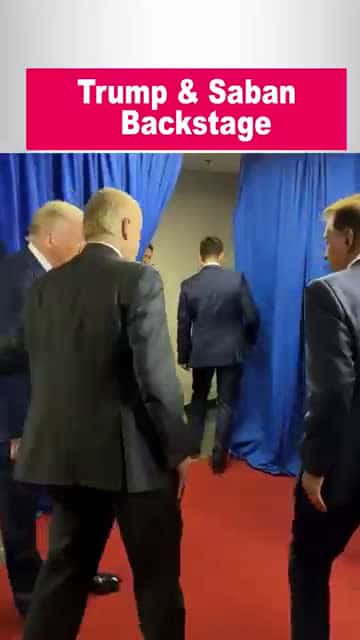 Cover for Trump, Saban： Backstage Moment Before Sp