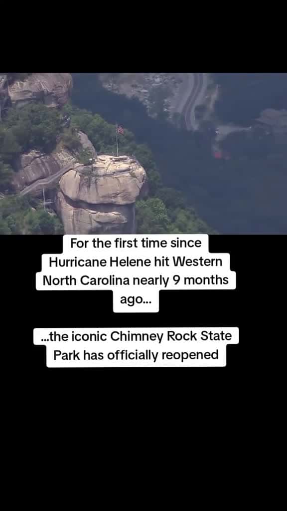 Cover for For the first time since HurricaneHelene hit Western NorthCarolina nearly 9 months ago... 97175 #trendingscoopz