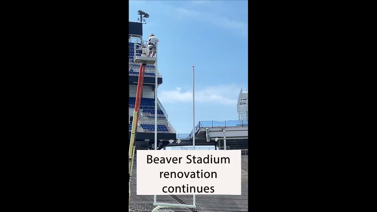 Cover for Beaver Stadium renovations continue as Penn State prepares for home opener