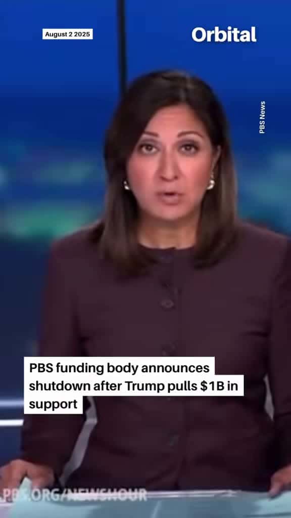 Cover for PBS faces shutdown as $1.1B funding cut hits public broadcasting and rural emergency alerts. Major impact on media ahead. #PBS #PublicMedia #BreakingNews 🚨